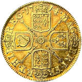 1714 Queen Anne Guinea - Remaining Lustre Near Ex Fine