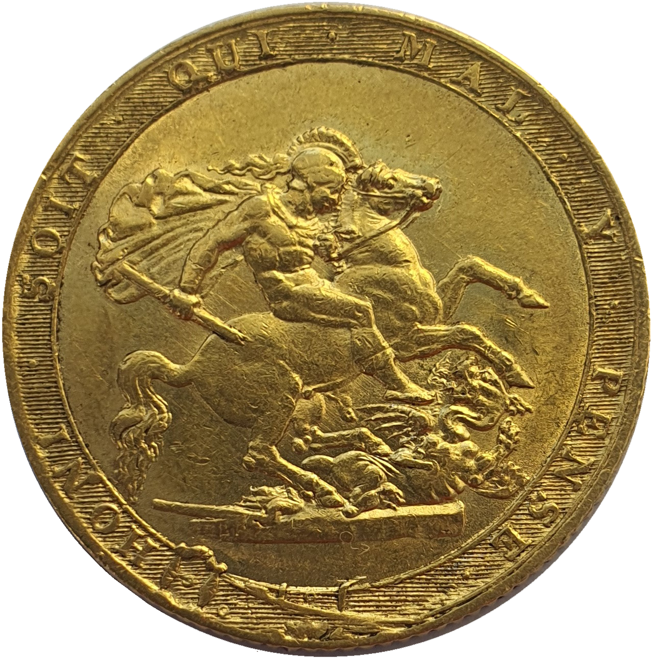 1820 George III Gold Full Sovereign - Strong Extremely Fine