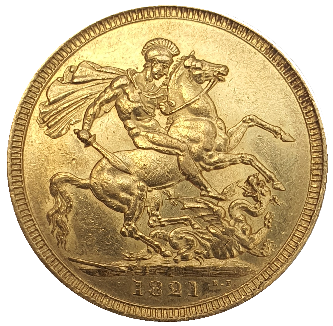 1821 George IIII Gold Full Sovereign