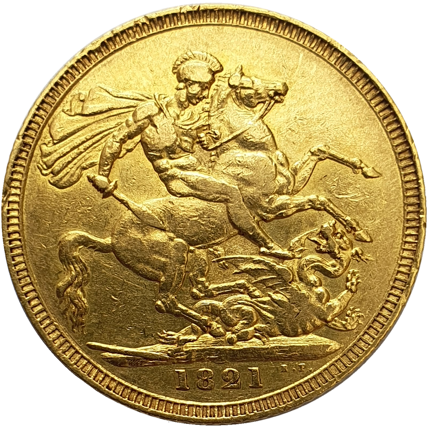 1821 George IIII Gold Full Sovereign