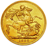 1825 George IIII 'Laureate Head' Gold Full Sovereign - Marsh R3
