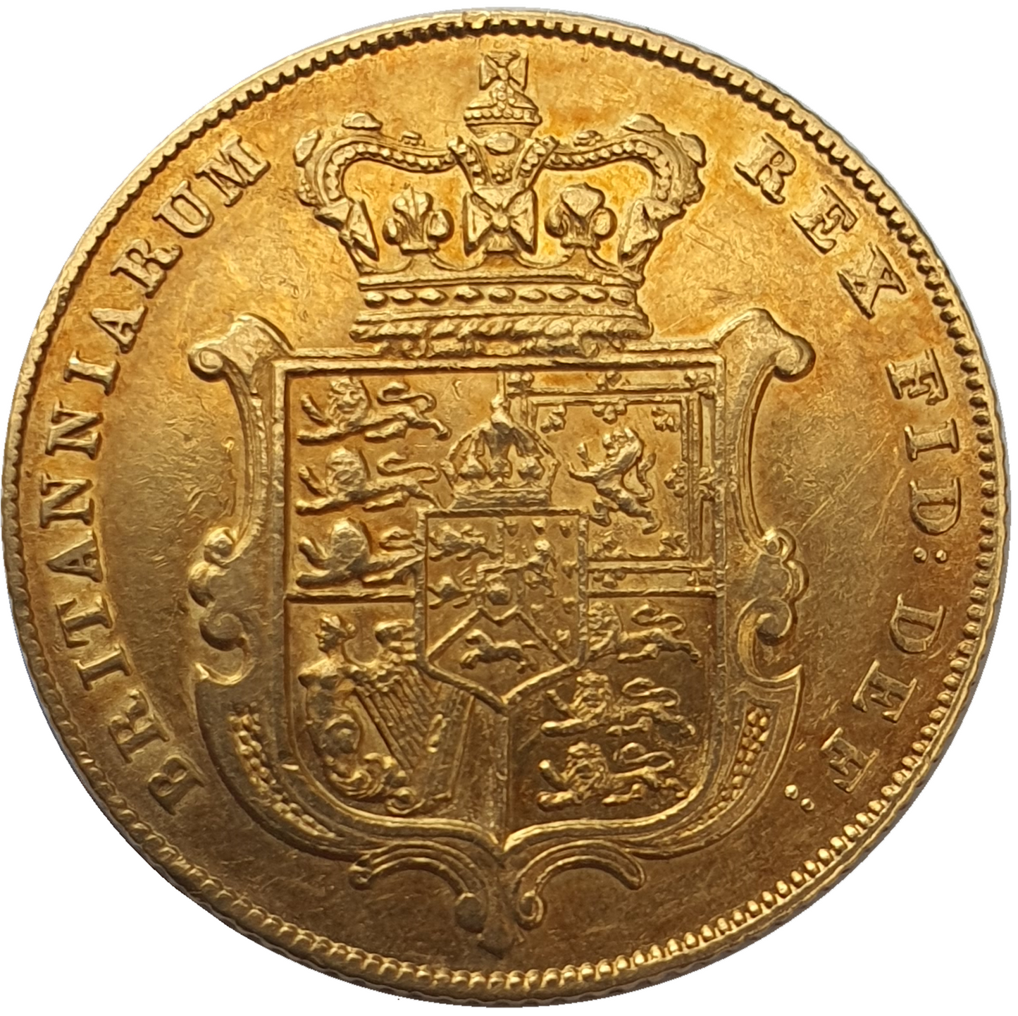 1830 George IIII Bare Head Gold Full Sovereign