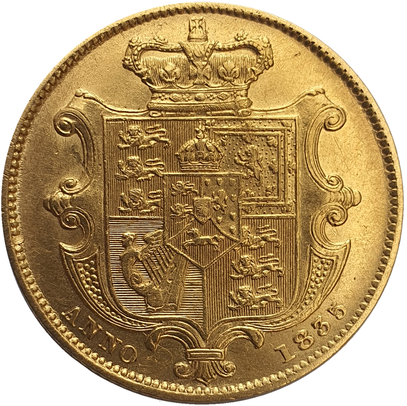 1835 William IV Full (2nd Bust) Sovereign