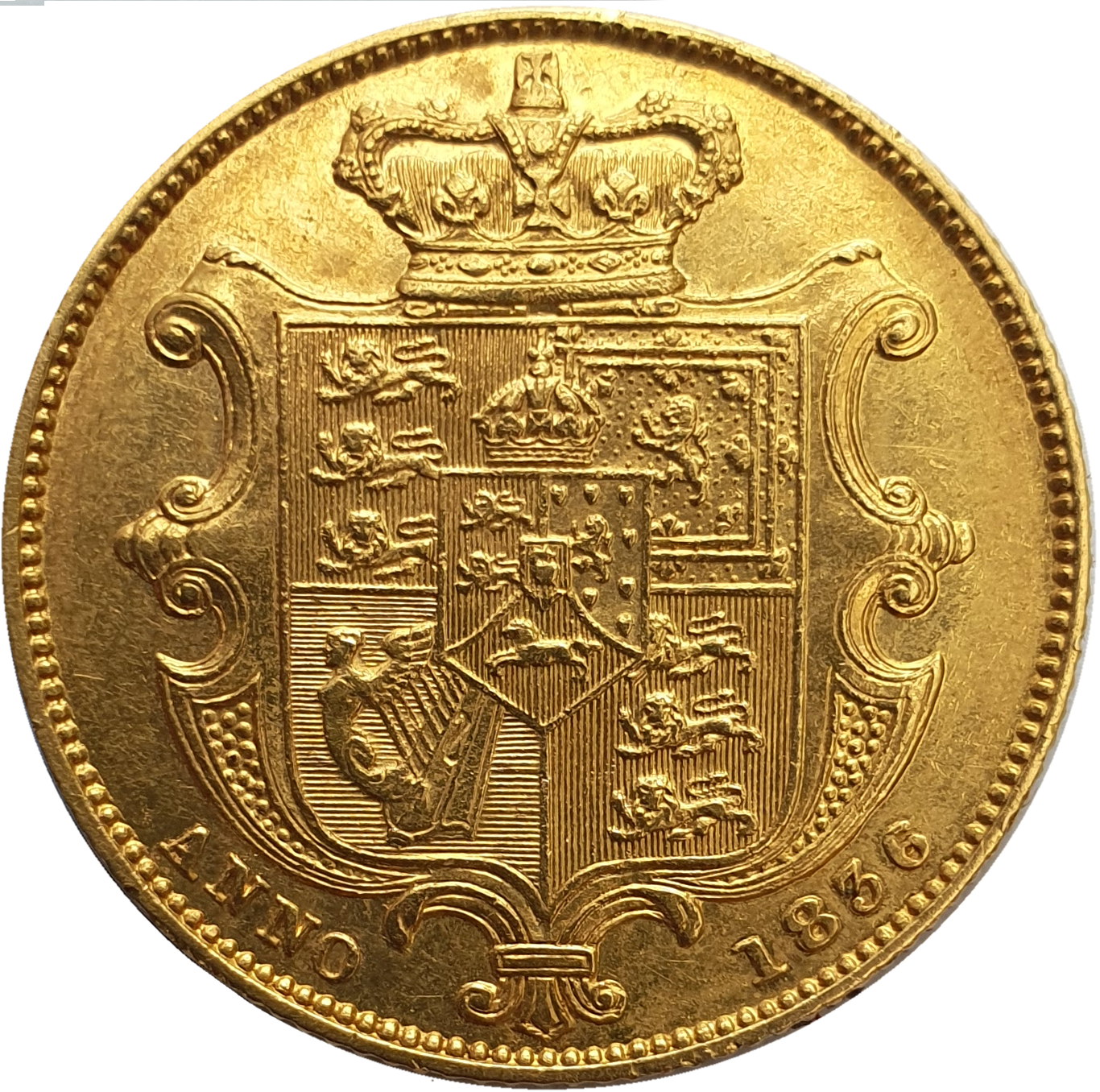 1836 William IV Full (2nd Bust) Sovereign
