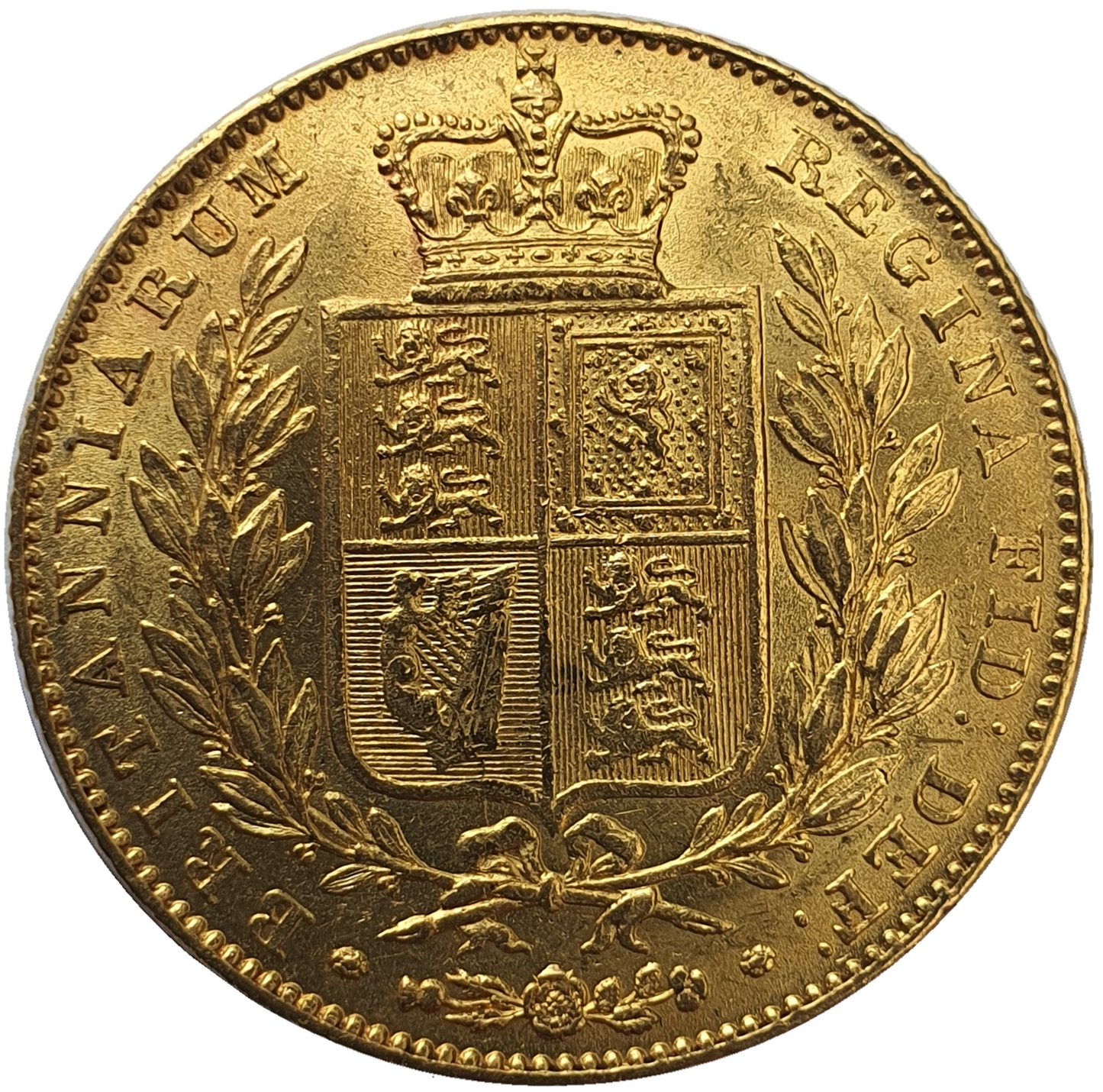 1842 Queen Victoria Shield Reverse Sovereign