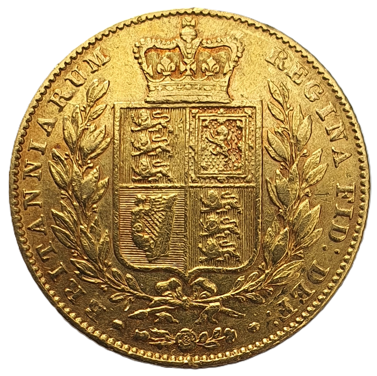 1842 Queen Victoria Shield Reverse Sovereign