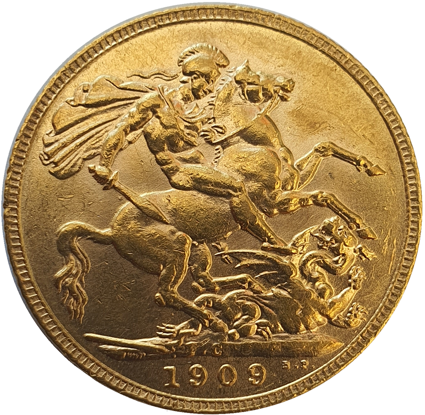 1909-C King Edward VII Gold Sovereign (Ottawa / Canada)