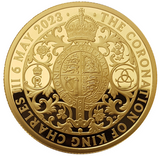 2023 King Charles III Coronation 5oz (five) 999.9 Gold Proof Coin