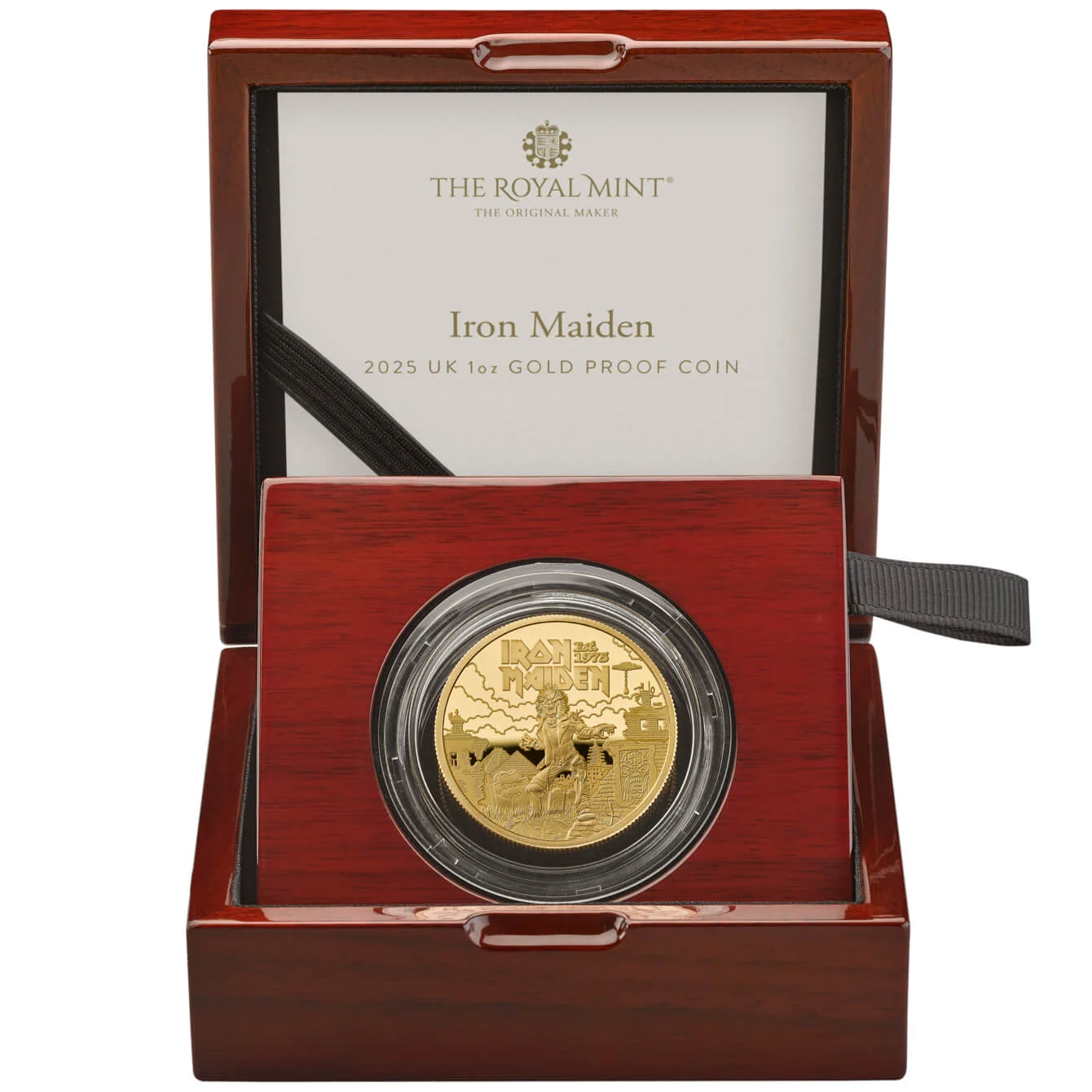 2025 Music Legends 'Iron Maiden' 1oz 999.9 Gold Proof Coin