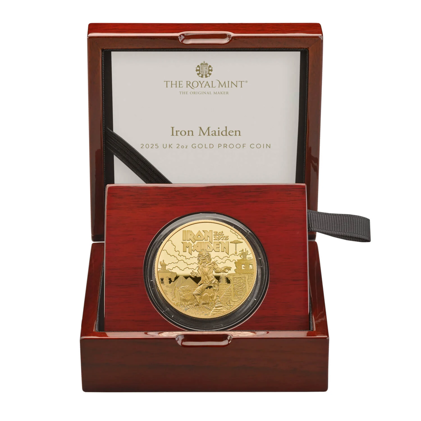2025 Music Legends 'Iron Maiden' 2oz 999.9 Gold Proof Coin