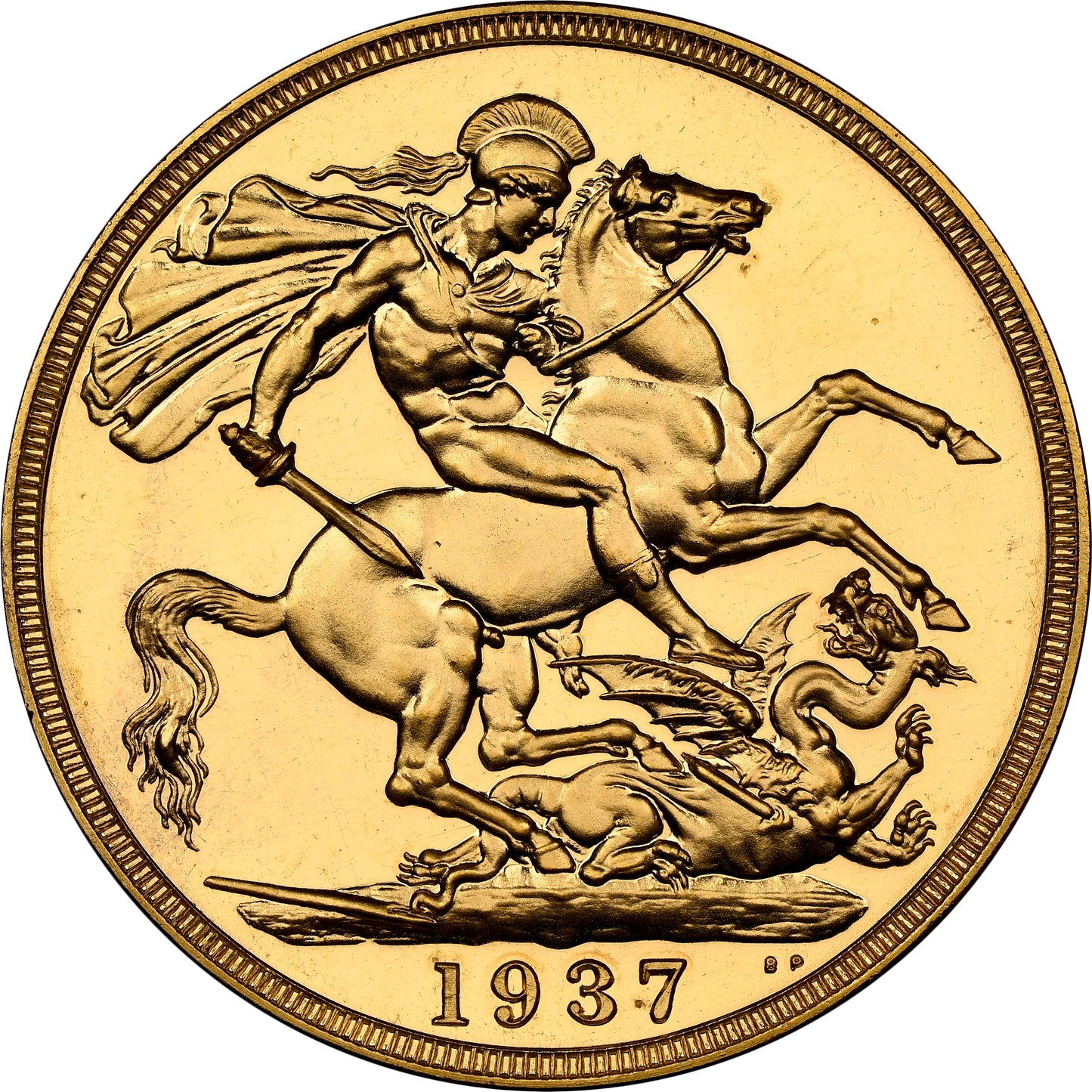 1937 King George VI Proof Specimen Double Sovereign - NGC PF-63