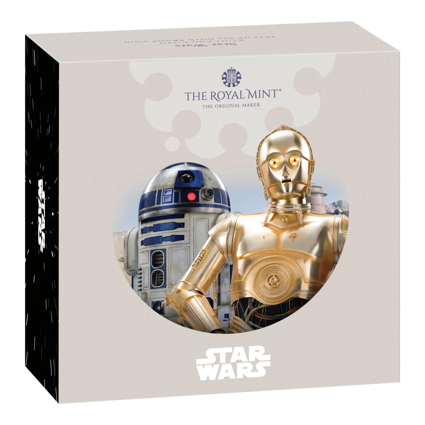 2023 King Charles III 'Star Wars R2-D2 - C-3PO' 50P Gold Proof