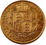 1859 Queen Victoria Shield Reverse Sovereign - Marsh RARE