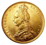 Queen Victoria Sovereigns Head Type Set (3 Sovereigns)