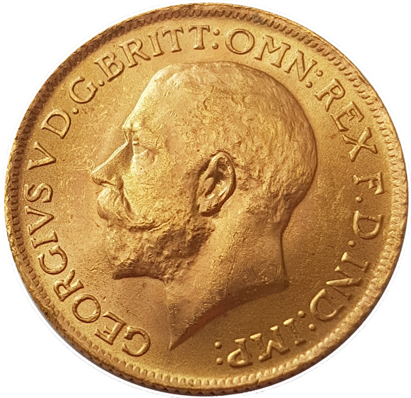 1916 King George V Gold Sovereign (London)