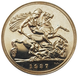 1937 George VI Gold Proof 4 coin Coronation Specimen Set