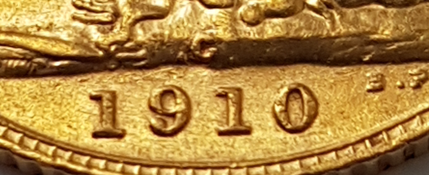1910-C King Edward VII Gold Sovereign (Ottawa / Canada) - MINT STATE