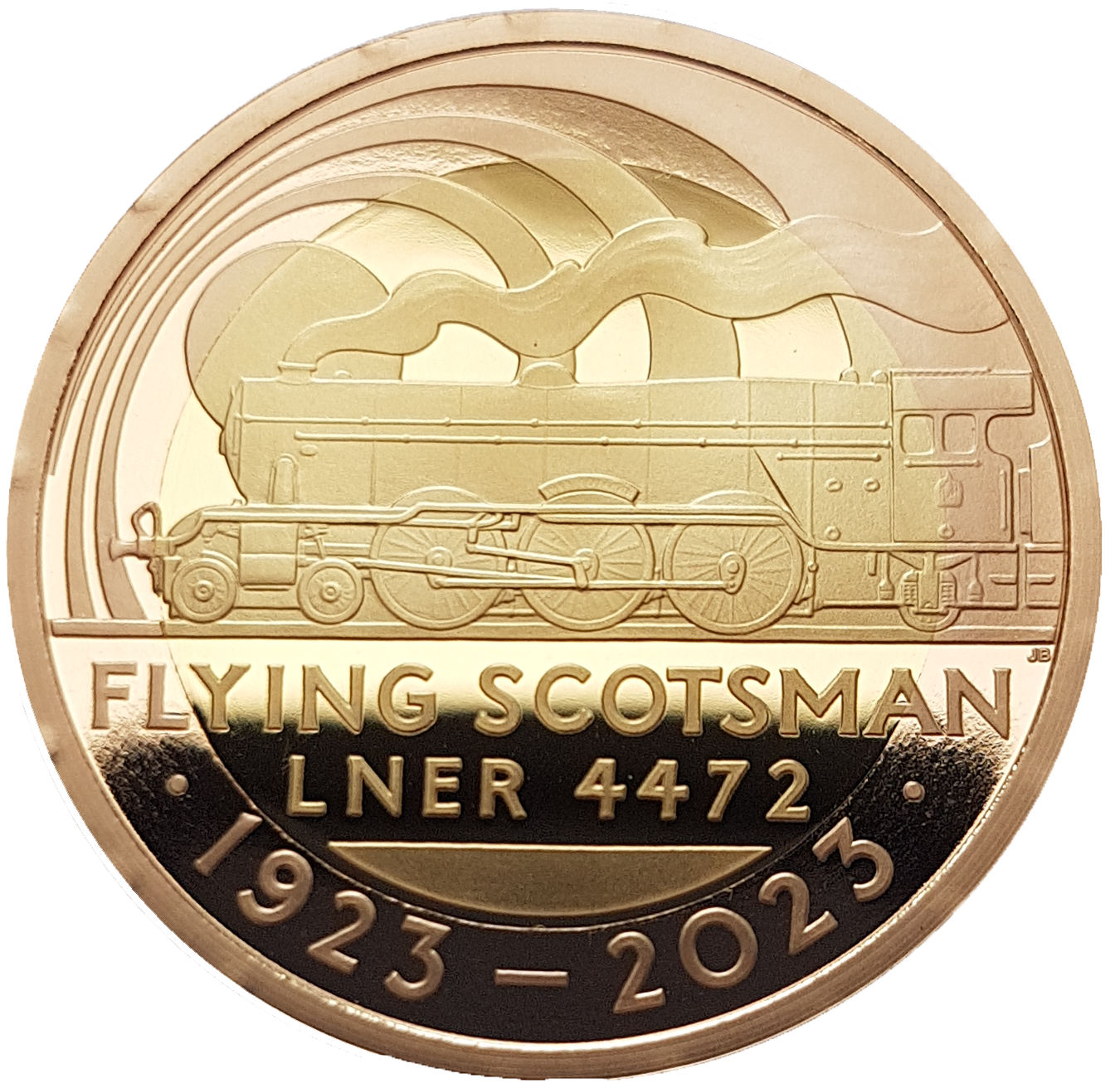 thumbnail image 2 of The Flying Scotsman Famous Trains Series – Colorized JFK Half Dollar U.S. Coin 2 of 6