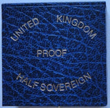1986 Queen Elizabeth II Proof Gold Half Sovereign + Capsulated / Case COA