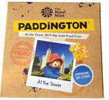 2019 Paddington at the Tower Gold Proof 50P - 600 issue Limit.