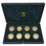 Royal Mint Issued 8 Sovereign Portrait Collection