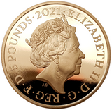 2021 Queen Elizabeth II 95th Birthday of HM the Queen 2021 £5 Gold Proof