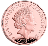 2021 Queen Elizabeth II HRH The Prince Philip, Duke of Edinburgh £5 Gold Proof