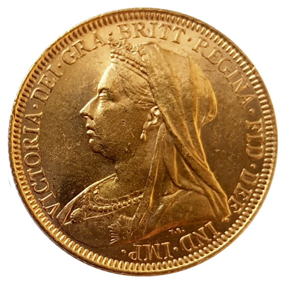 Queen Victoria Widow Head Sovereigns
