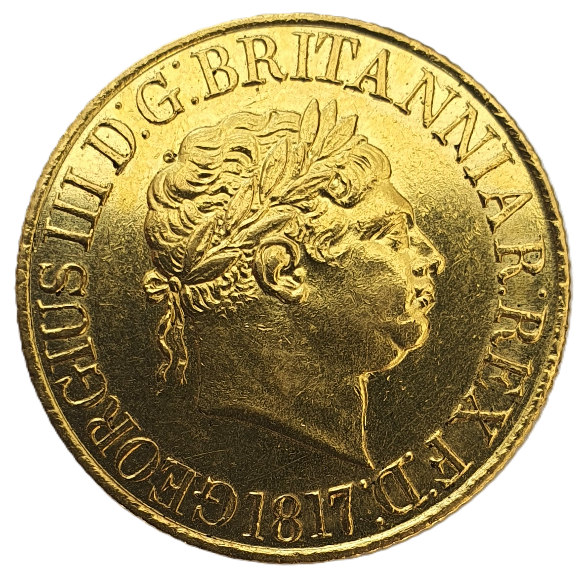 1817 George III Gold Full Sovereign -  'STUNNING EXAMPLE'