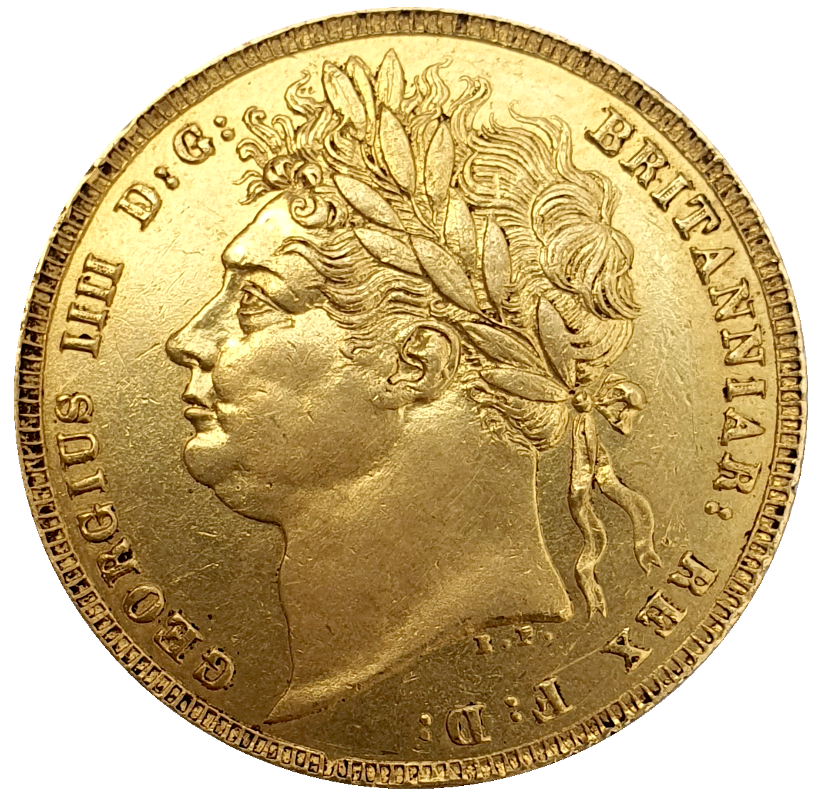 1821 George IIII Gold Full Sovereign