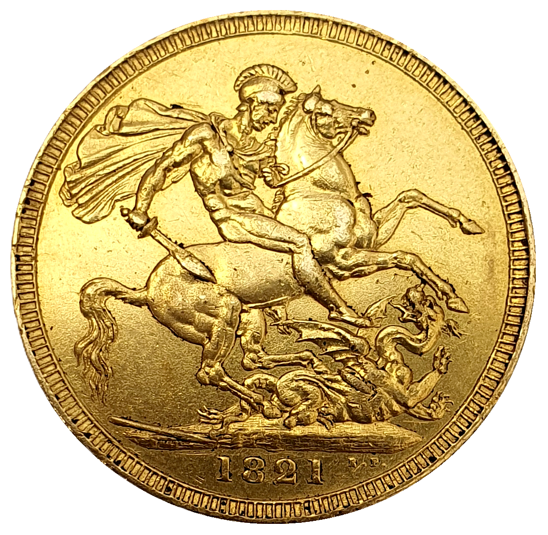 1821 George IIII Gold Full Sovereign