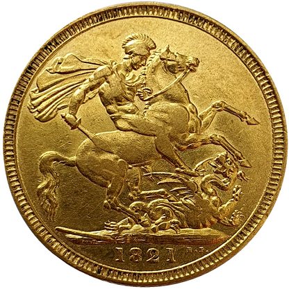 1821 George IIII Gold Full Sovereign