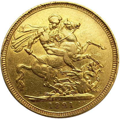 1821 George IIII Gold Full Sovereign