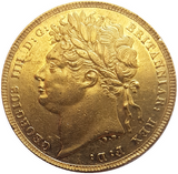 1822 George IIII Gold Full Sovereign - Scarce High Grade