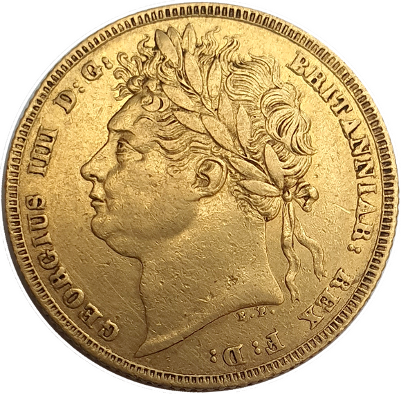 1822 George IIII Gold Full Sovereign - Nice Example