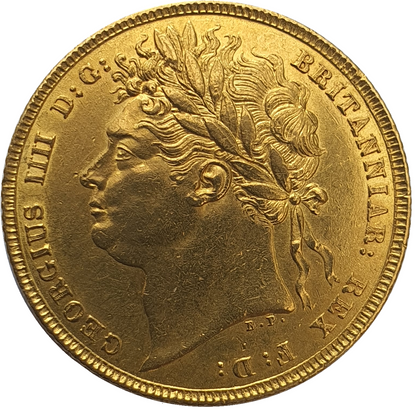 1822 George IIII Gold Full Sovereign