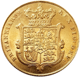 1830 George IIII Bare Head Gold Full Sovereign - AUNC LUSTRE