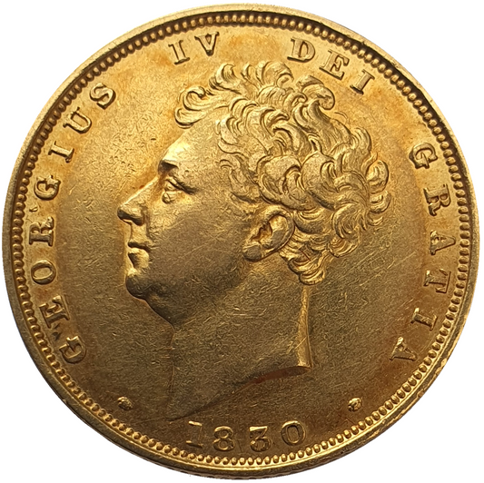 1830 George IIII Bare Head Gold Full Sovereign