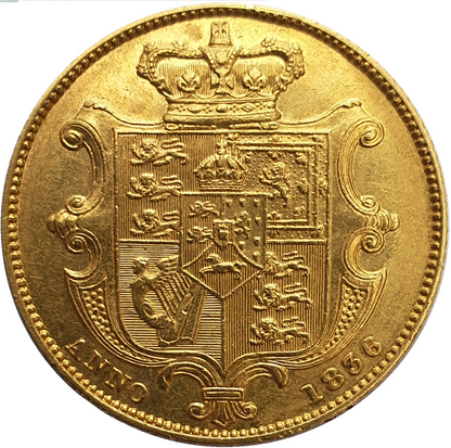 1836 William IV Full (2nd Bust) Sovereign