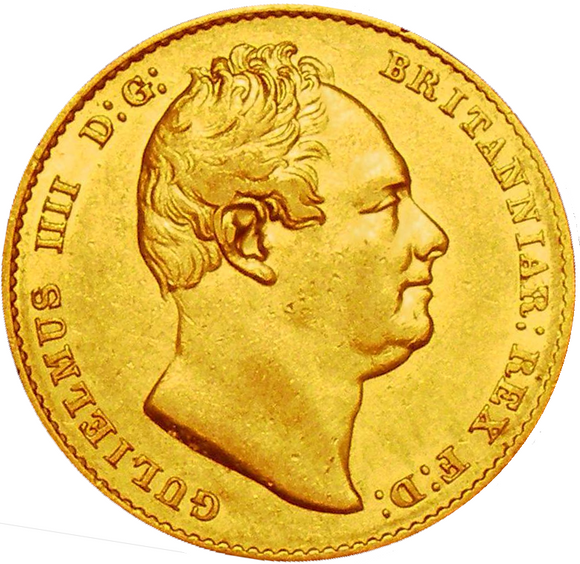1837 William IV Full (2nd Bust) Sovereign