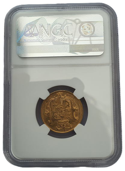 1837 William IV Full (2nd Bust) Sovereign - NGC AU55