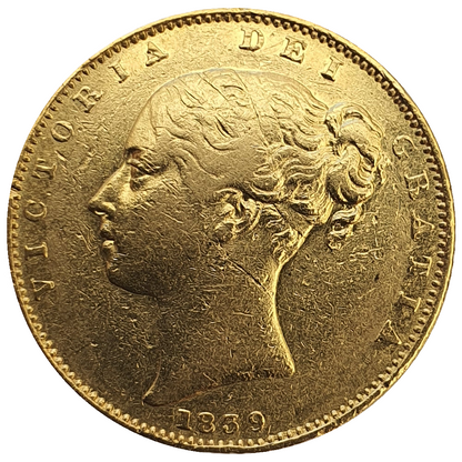 1839 Queen Victoria Shield Reverse Sovereign - VERY RARE
