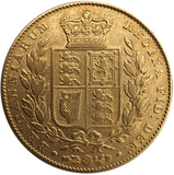 1844 Queen Victoria Shield Reverse Sovereign