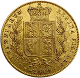 1846 Queen Victoria Shield Reverse Sovereign