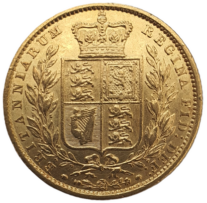 1849 Queen Victoria Shield Reverse Sovereign