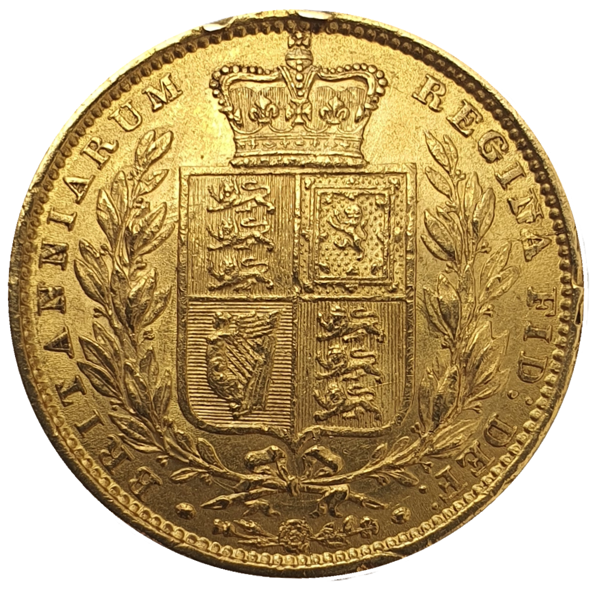 1851 Queen Victoria Shield Reverse Sovereign