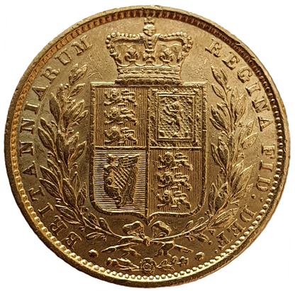 1851 Queen Victoria Shield Reverse Sovereign