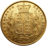 1853 Queen Victoria Shield Reverse Sovereign