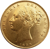 1855 Queen Victoria Shield Reverse Sovereign