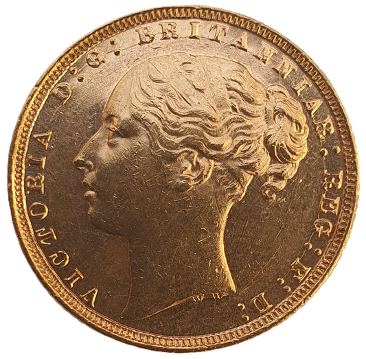 1871 Queen Victoria Young Head Gold Sovereign